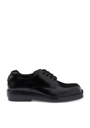 Prada Brushed Leather Derby Shoes