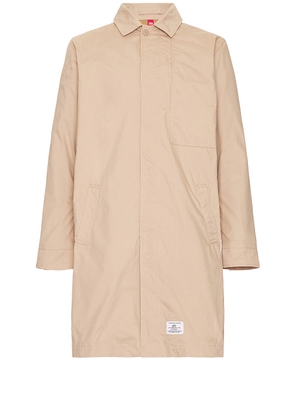 ALPHA INDUSTRIES Cotton Car Coat in Vintage Khaki - Tan. Size XS (also in ).