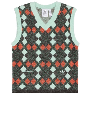 adidas by Wales Bonner Knit Vest in Multicolor - Brown. Size XS (also in ).