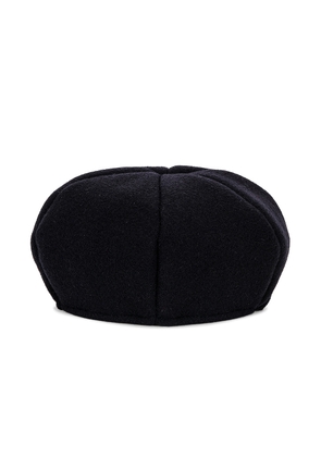 Toteme Soft Felted Beret in Navy - Navy. Size all.