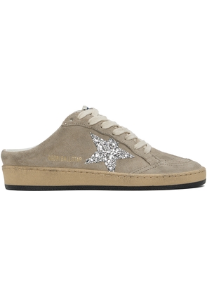 Golden Goose Taupe Ball Stay Sabot Sneakers