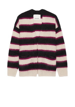Isabel Marant Danah Cardigan in Faded Black - Black. Size M (also in ).