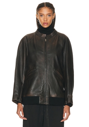 The Row Kengia Jacket in Brown - Brown. Size M (also in ).