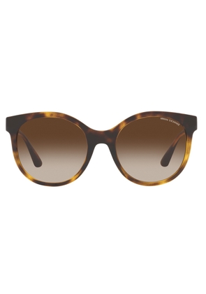 Armani Exchange Gradient Brown Cat Eye Ladies Sunglasses AX4120S 821313 54