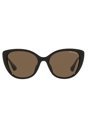 Armani Exchange Dark Brown Cat Eye Ladies Sunglasses 0AX4111SU 81587354