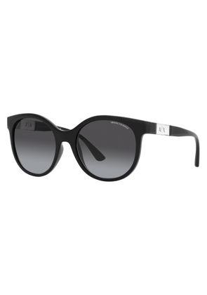 Armani Exchange Gradient Gray Cat Eye Ladies Sunglasses AX4120S 81588G 54