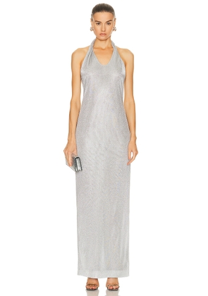 TOVE Malaika Dress in Silver - Metallic Silver. Size 40 (also in ).