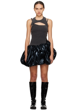 Ottolinger Black Bubble Minidress