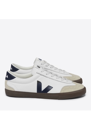 Veja Men's Volley Suede-Trimmed Leather Trainers - UK 7