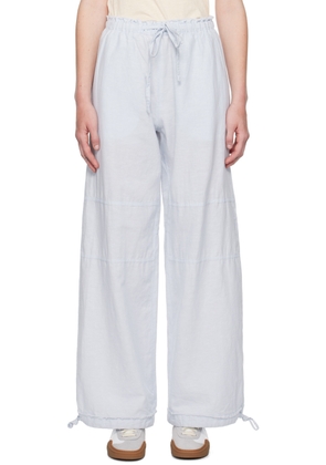Acne Studios Blue Relaxed-Fit Trousers
