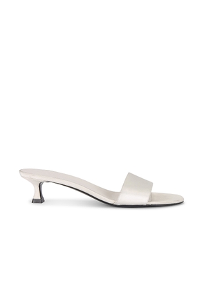 The Row Combo Kitten Heel in Ivory & Milk - Ivory. Size 36.5 (also in 39.5, 40).