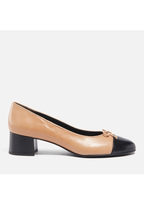Tory Burch Women's Two-Tone Leather Heeled Pumps - UK 8