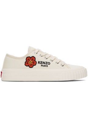 Kenzo Off-White Kenzo Paris Foxy Canvas Sneakers