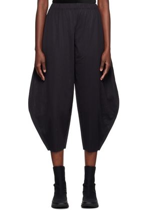 PLEATS PLEASE ISSEY MIYAKE Black A-Poc Trousers