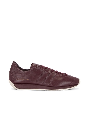Y-3 Yohji Yamamoto Country in Shadow Red & Clear Brown - Red. Size 11 (also in 9).