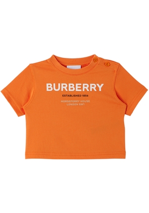 Burberry Baby Orange Horseferry T-Shirt