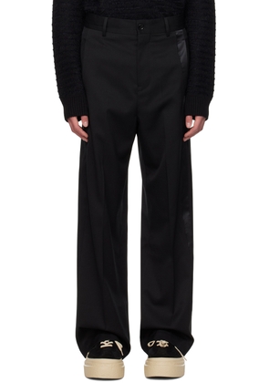 MM6 Maison Margiela Black Tailored Trousers