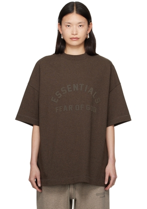 Fear of God ESSENTIALS Brown Bonded T-Shirt