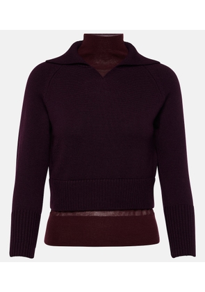 Victoria Beckham Layered wool sweater