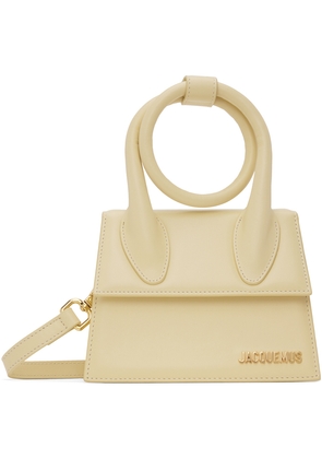JACQUEMUS Off-White Le Papier 'Le Chiquito Naud' Bag
