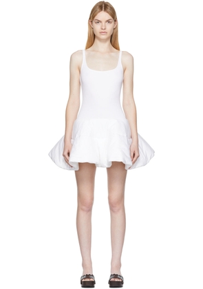 ALAÏA White Padded Minidress