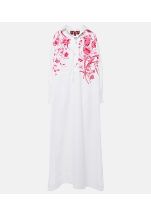 Gucci Floral cotton poplin maxi dress