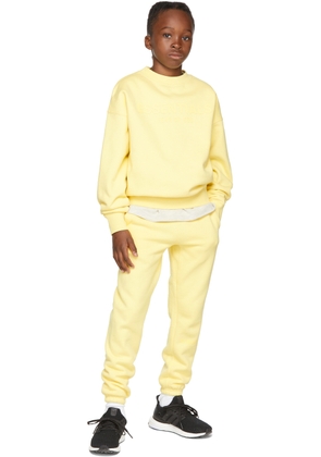 Fear of God ESSENTIALS Kids Yellow Fleece Pullover Sweatshirt