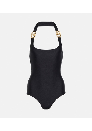 Gucci Embellished halterneck swimsuit