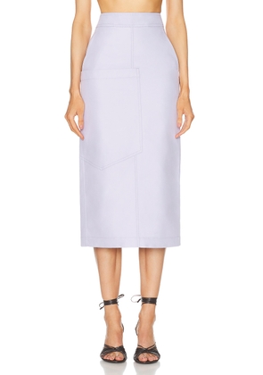 Ferragamo Midi Skirt in Lavender - Lavender. Size 40 (also in 42).