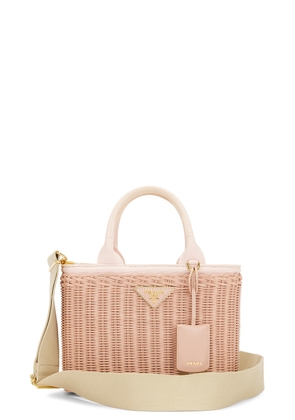 prada Prada Canapa Basket Handbag in Blush - Blush. Size all.