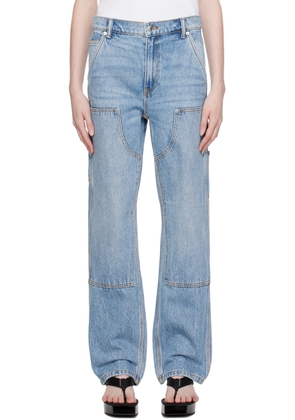 Alexander Wang Blue EZ Slouch Carpenter Jeans