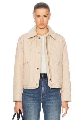 Burberry Lanford Jacket in Soft Fawn - Beige. Size L (also in M, S, XL, XS).