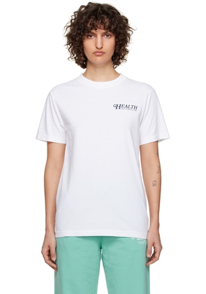 Sporty & Rich White '70's Health' T-Shirt