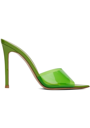 Gianvito Rossi Green Elle Heeled Sandals
