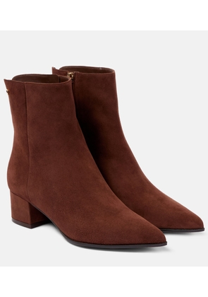 Gianvito Rossi Lyell 45 suede ankle boots