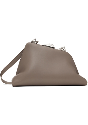 The Attico Taupe Day Off Shoulder Bag
