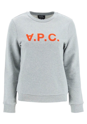 A.p.c. sweatshirt logo - M Grey