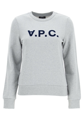 A.p.c. sweatshirt logo - L Grey