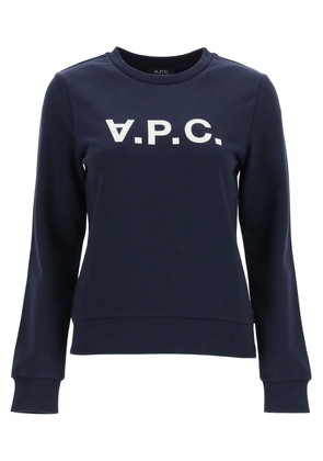 A.p.c. sweatshirt logo - L Blue