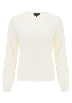 A.p.c. virginie crew-neck sweater - L White
