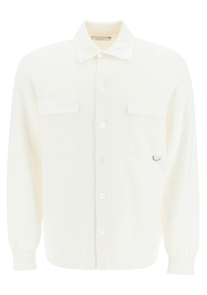 Agnona soft silk-blend shirt - L White