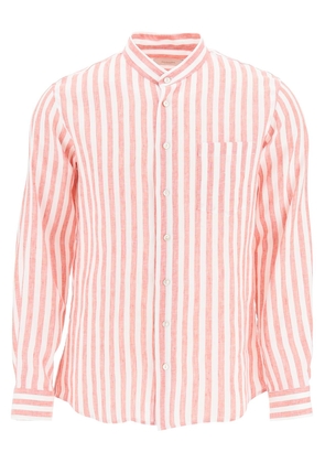 Agnona striped linen shirt - 48 White