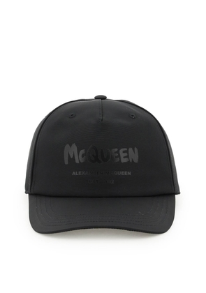 Alexander mcqueen mcqueen graffiti baseball hat - L Black