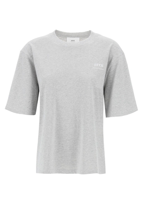 Ami paris organic cotton t-shirt - L Grey