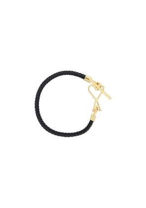 Ami paris rope bracelet with cord - 1 Black