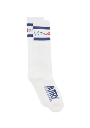 Autry socks with logo - L White