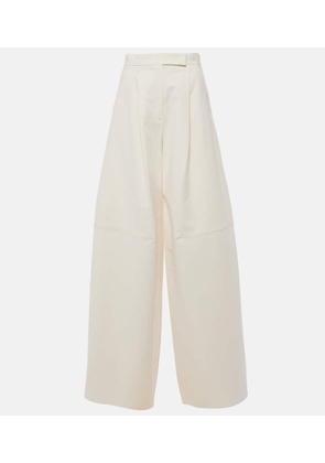 Max Mara Avoriaz cotton-blend wide-leg pants