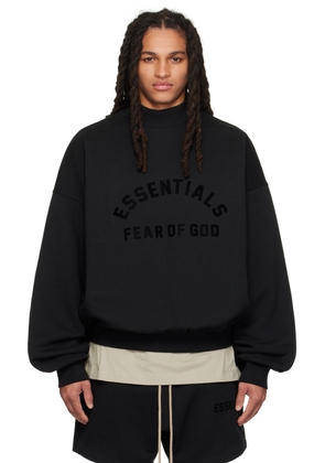 Fear of God ESSENTIALS Black Bonded Sweatshirt