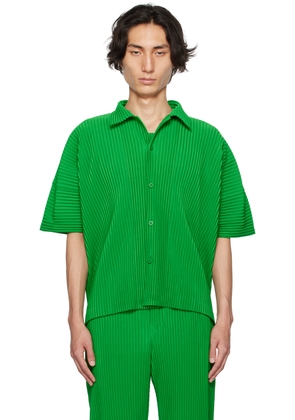 HOMME PLISSÉ ISSEY MIYAKE Green Monthly Color July Shirt