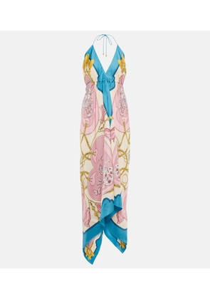 Etro Paisley silk maxi dress